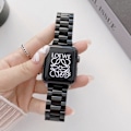 Miniatyrbillede 4 af 5: PC-urrem til smartwatch med metallespænde til Iwatch 1 2 3 4 5 6 7 Se Sort 38 40 41mm