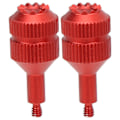 Miniatyrbillede 8 af 8: 2 stk. aluminium controller joysticks til DJI FPV V2 beskytter fjernbetjening rocker rød