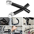 Miniatyrbillede 5 af 5: Ergonomisk Design Cykelgreb i Aluminiumlegering til Udskiftning Sorte Greb Mountainbike Sikkerhed Skridsikre Greb til de Fleste Cykler 1 Par