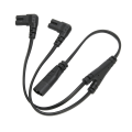 Miniatyrbillede 1 af 8: IEC320 C8 til dobbelt C7 ledning han til hun 1 ind 2 ud AC strømstikkabel til LCD-skærm skrivebordslampe 100‑250V