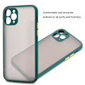 Miniatyrbillede 7 af 8: 2 stk. Cover Phone Case Frosted Texture Translucent Anti-Drop Farverige Taster til IOS 11 ProPhone Case til IOS 11 Pro