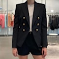 Miniatyrbilde 2 av 5: Khaki Dame Business Pendler Kort Jakke