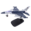 Miniatyrbillede 7 af 8: Tilbage trække flymodel Høj simulering Legering flymodel legetøj med lys lydMørkeblå