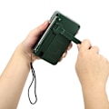 Miniatyrbild 8 av 8: Plast utomhus nödlampa radio handvev generera elektricitet multifunktionell ficklampa mobiltelefonladdning