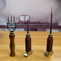 Miniatyrbilde 2 av 5: Sett med ishakker i rustfritt stål med trehåndtak, ideelt japansk stil isknuser
