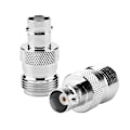 Miniatyrbild 2 av 8: 2st Typ N hona till BNC hona RF-kontakt Koaxialadapter Testomvandlare
