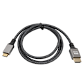 Pikkukuva 8 / 8: HD Multimedia Interface -kaapeli, nopea 4K 60 Hz, punottu HD Multimedia Interface -uros-uros-kaapeli tietokoneen, television ja näytön liittämiseen, 1 m