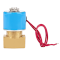 Pikkukuva 1 / 8: 2-suuntainen G1/4\" suoraan toimiva messinkinen N/C KSD-solenoidiventtiili vedelle 0-1Mpa (DC 24V)