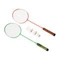 Pikkukuva 6 / 8: Badminton-mailasetti, jossa on erittäin joustava sieni, mukava ote, teräksestä valmistettu sulkapallomaila ja 3 sulkapalloa