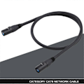 Pikkukuva 2 / 5: CAT6 Ethernet-kaapeli, yhteensopivat RJ45-liittimet, 3 metriä