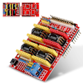 Miniatyrbilde 6 av 8: Witbot CNC Shield Expansion Board+drv8825 Stepper Motor Driver+Heat Sink for Arduino V3 Engrave