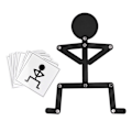 Miniatyrbillede 1 af 8: Stickman Legetøj Træning Koordination Burr Fri Sort Lind Materiale Pædagogisk Puslespil Legetøj til Over 3 År Gamle