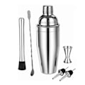 Miniatyrbild 1 av 8: Bartender Kit läckagesäker 304 rostfritt stål Bartending Tool 750ml Cocktailshaker Set för bar