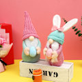 Miniatyrbild 7 av 8: Påskhare Faceless Docka med Påskägg Påsk Gnomes Prydnader Mjuka Stoppade Plyschleksaker för Fester och Festivaler