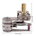 Miniatyrbild 2 av 5: AC250V/16A Temperatur Switch Värme Termostat KDT-200 För Elektrisk Strykjärn Ugn Zekai