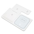 Miniatyrbilde 7 av 8: Trådløs lader 3 i 1 trådløs ladestasjon for IPhone 13 12 11 XS XR XS X 8 Plus Klokker Headset Hvit