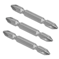 Pikkukuva 3 / 8: 10 kpl ruuvimeisselin terä sähköinen kaksoispää, vahva magneettinen S1/4 käsityökalulaitteisto 65 mm