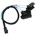Pikkukuva 7 / 8: SFF 8643 - 4 SAS 29P -kaapeli 12 Gbps nopea SFF 8643 - SATA-johto palvelimen kiintolevyille 1,6 jalkaa