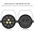 Miniatyrbilde 2 av 7: LED Par-lys, EBTOOLS 12 LED scenelys med RGBW-farge, DMX, stroboskop og lydaktiv modus