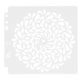 Miniatyrbillede 4 af 8: 9 stk. Mandala skabelon sikker pålidelig holdbar PET hul skabelon til maling stempler scrapbooking
