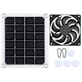Miniatyrbillede 1 af 8: 6V 10W solcellepanel USB genopladelig monokrystallinsk silicium vandtæt solcelleladerpanel