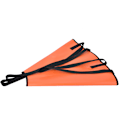 Miniatyrbilde 3 av 8: PVC Drift Sock Sea Anchor Traction Rope Buoy Floating Ball Sea Brake System for CanoeOrange