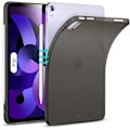 Miniatyrbillede 1 af 5: Frosted Sort Bagside Kompatibel med iPad Air 5. Generation 2022 og iPad Air 4. Generation 2020, Klar Bagside, Pencil 2 Holder