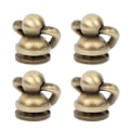 Miniatyrbillede 2 af 8: 4 STK Metal Ring Skrue Rundt Hoved Studs Nitte Nail Rotate Spikes DIY Læder Craft Hardware tilbehør Bronze