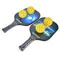 Miniatyrbild 2 av 8: Professionell kolfiber utomhussport bärbar pickleball paddelracket Optimal bollkontroll