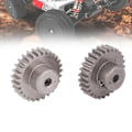 Miniatyrbild 5 av 8: 27T Motorväxel Ersättningstillbehör Passar för WLtoys 144001 1/14 Fyrhjulsdrift Legering RC Bil (Vit Mässing)
