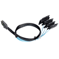 Pikkukuva 8 / 8: MINI SAS -kaapeli, kompakti kannettava SFF 8087 - 8482 SATA -sovitin ServeRAID MR10i:lle