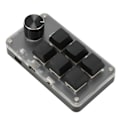 Miniatyrbillede 8 af 8: Minitastatur Knop Design Rød Switch Dual Mode Plug and Play Mekanisk programmerbart tastatur til gaming Office Media 6 taster med 1 knop