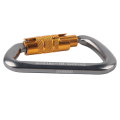 Miniatyrbild 8 av 8: Utomhus Bergsklättring Karabiner Klippklättring Huvudlås D-typ Automatisk Lås Säkerhetsspänne