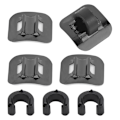 Miniatyrbilde 7 av 8: CANSUCC 4 stk. Sykkelbremsekabel Rørstyreskifteradapter Sykkelramme C-spenne (svart)