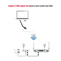 Miniatyrbild 8 av 8: 300Mbps trådlös USB2.0 nätverkskort WIFI-adapter Dongle signaltransceiver 2,4Ghz