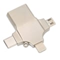 Pikkukuva 5 / 8: OTG-sovitin 3-in-1 Type C Micro Ligthning - USB-liitäntään, enintään 10 Gbps, sinkkiseos, USB OTG -sovitin tiedonsiirtoon ja lataukseen