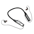 Miniatyrbild 4 av 8: Nackband Bluetooth hörlurar Stöd för brusreducering Plug-in Trådlöst halsbandsheadset för utomhussport Svart