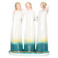 Miniatyrbillede 1 af 8: 3 Kvinder Statue Harpiks Håndlavet Dekorativ Ornament Søstre Venner Figur til Home Desktop