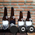 Miniatyrbillede 4 af 5: 6 stk. Ishockey Puck Flaskeåbnere Ølflaskeåbner