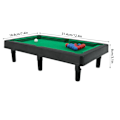 Miniatyrbillede 2 af 8: Interaktivt mini poolbord spil sæt til skrivebordsdekoration