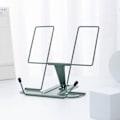 Miniatyrbild 1 av 5: Bokstöd för läsning, Bokstöd för kök, Justerbart metallstöd för skrivbord Lärobok Material Tablet Bokstöd för display (Morandi Grön)