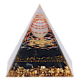 Miniatyrbild 1 av 8: Orgone Pyramid Dekorativ Balanserande Energi Power Sten Pyramid Ornament för Yoga Meditation Sovrum