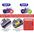 Miniatyrbilde 5 av 5: Myk plysstripe for V7 V8 V10 V11 støvsugerfester rullebørste - 7 stk