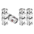 Miniatyrbillede 4 af 8: 4 stk BNC han til han coax kobling videostik adapter RF konverter