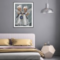 Miniatyrbilde 5 av 5: Big Eyes Doll Diamond Art Brodery Kit - 30x40cm DIY Full Drill Maling for voksne