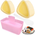 Miniatyrbild 1 av 5: Onigiri Form, 3-pack Risform Maker Kit, Maker Press, Klassisk Triangel Risboll Form Maker Sushi Form för Barn Lunch Bento, Hem DIY