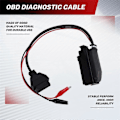 Miniatyrbillede 4 af 5: 81 Pins OBD Diagnostisk Kabel OBD2 Adapter ECU Stik Modifikationskabel