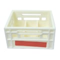 Miniatyrbillede 1 af 8: Miniature ølkurv model plastik dukkehus ølkasse lette kunstige mini ølkasser hjem barindretning beige