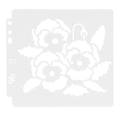 Miniatyrbilde 7 av 8: 9 stk Mandala Stencil Trygg Pålitelig Holdbar PET Hul Mal for Maling Stempler Scrapbooking