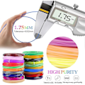 Miniatyrbillede 4 af 5: PLA 3D Print Pen Refills, 1.75mm PLA Filament, 20 Farver PLA 5m pr. rulle, 3D Printer Filament, 3D Print Filamenter til Børn 3D Blyant Filament til D